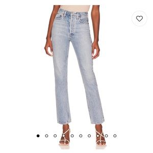 Riley High Rise Straight Crop in Renewal